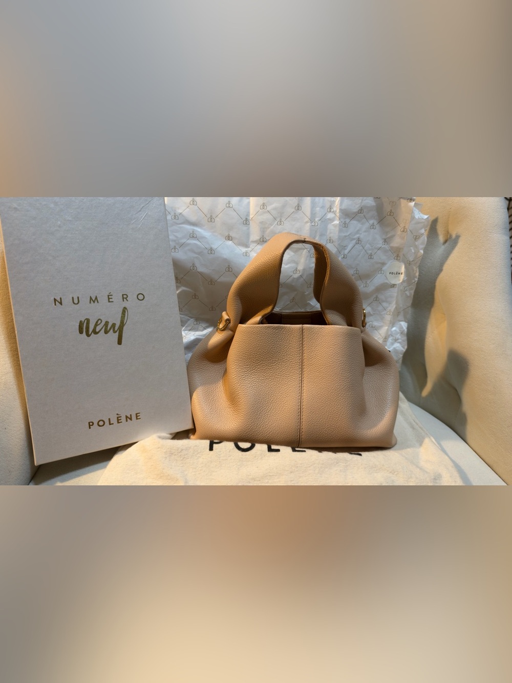 Polène Numéro Neuf Mini in Dune